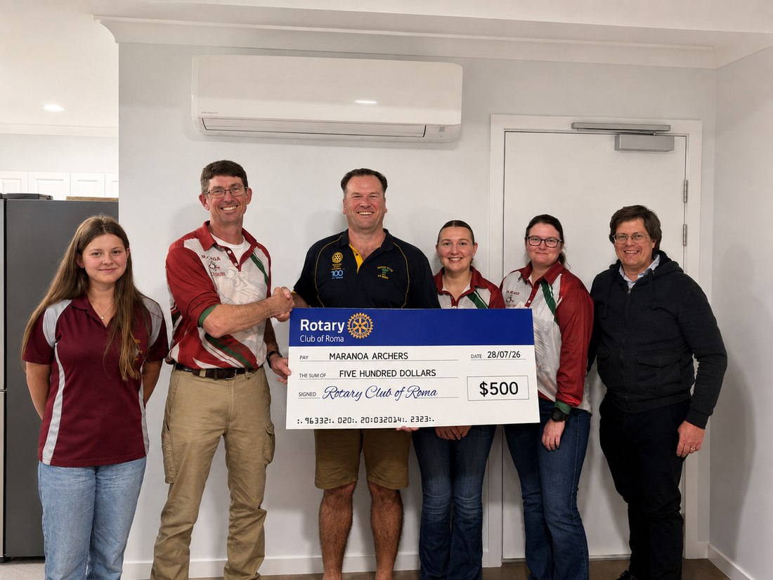 $500 to the Maranoa Archers